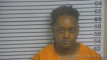 Mugshot of PAMELA JONES booked in Forrest County, Mississippi on June 25, 2026