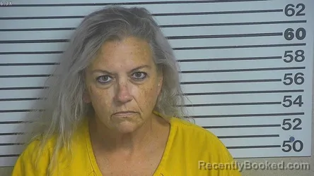 Mugshot of Pamela Kimberlyn Leach booked in Forrest County, Mississippi on September 22, 2026