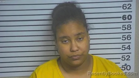 Mugshot of Precious Moore booked in Forrest County, Mississippi on July 19, 2026