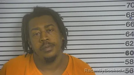 Mugshot of Quinton Earl Burns booked in Forrest County, Mississippi on August 22, 2026