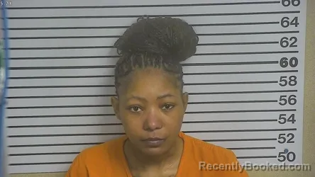 Mugshot of Quaneisha Laneise Shanquel Garlow booked in Forrest County, Mississippi on August 27, 2026