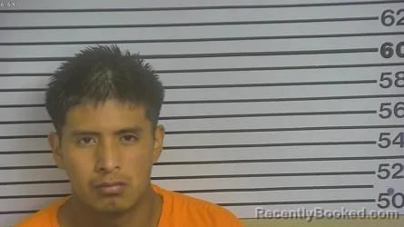 Mugshot of ROBERTO GALINDO SIMON AGUILAR booked in Forrest County, Mississippi on May 10, 2026