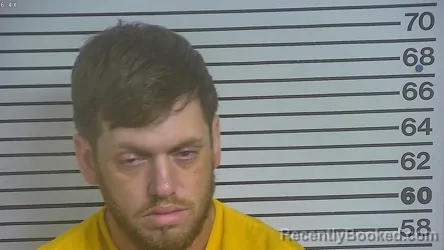 Mugshot of RYAN CHANDLER AULTMAN booked in Forrest County, Mississippi on July 21, 2026