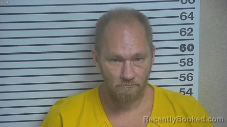 Mugshot of Richard Ty Hess booked in Forrest County, Mississippi on August 21, 2026