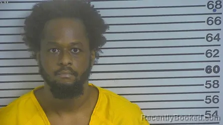 Mugshot of Roquandre Malik Jimison booked in Forrest County, Mississippi on October 13, 2026