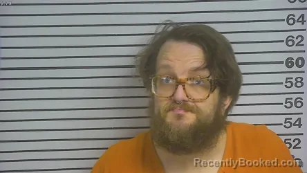 Mugshot of Ryan Clinton Shuler booked in Forrest County, Mississippi on April 25, 2026