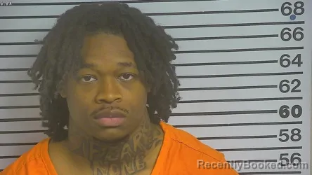 Mugshot of Rico Woods booked in Forrest County, Mississippi on May 23, 2026