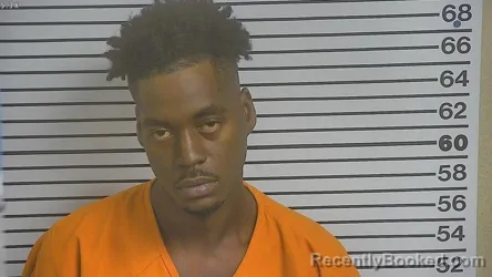 Mugshot of Rishad Shemar Wallace booked in Forrest County, Mississippi on October 12, 2026