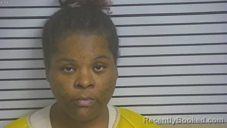 Mugshot of Shamara Brown booked in Forrest County, Mississippi on August 21, 2026