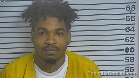 Mugshot of SENTORY LA'DARIUS JONES booked in Forrest County, Mississippi on March 20, 2026