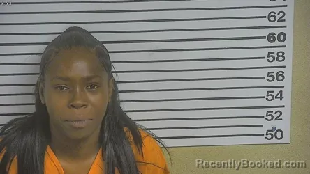 Mugshot of Shauntae Renae Jones booked in Forrest County, Mississippi on September 12, 2026