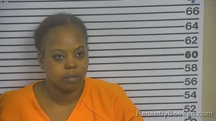 Mugshot of Salidra Lewis booked in Forrest County, Mississippi on March 29, 2026