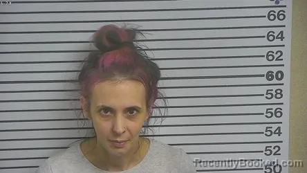 Mugshot of Sarah Lecroy booked in Forrest County, Mississippi on August 6, 2026