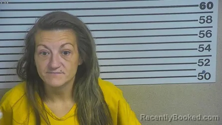 Mugshot of SYLVIA ALYSSA RYALS booked in Forrest County, Mississippi on March 15, 2026