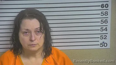Mugshot of Sabrina Leann Thornton booked in Forrest County, Mississippi on August 19, 2026