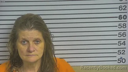 Mugshot of TERESA DARLENE AYCOCK booked in Forrest County, Mississippi on June 7, 2026