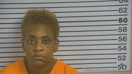 Mugshot of Tiffany Chevon Butler booked in Forrest County, Mississippi on April 6, 2026