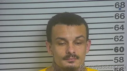 Mugshot of TYLER PATRICK CHANCE booked in Forrest County, Mississippi on March 18, 2026