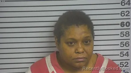 Mugshot of TRAKEIMA CHARMAINE CARR booked in Forrest County, Mississippi on July 16, 2026