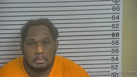 Mugshot of Trey Demarcus Fairley booked in Forrest County, Mississippi on August 15, 2026