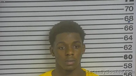 Mugshot of TREMAYNE DEVEON HEARN booked in Forrest County, Mississippi on July 16, 2026