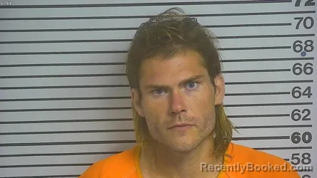 Mugshot of TRAVIS DANIEL HELTON booked in Forrest County, Mississippi on April 3, 2026