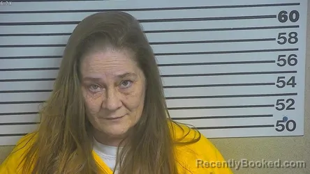 Mugshot of TRACY MAY HOCKADAY booked in Forrest County, Mississippi on March 20, 2026