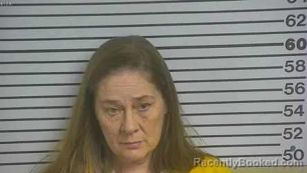 Mugshot of TRACY MAY HOCKADAY booked in Forrest County, Mississippi on March 27, 2026