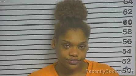 Mugshot of TA'KIRAH JOSANAE JENKINS booked in Forrest County, Mississippi on May 24, 2026