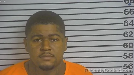 Mugshot of Tyler Nyquon Mclaurin booked in Forrest County, Mississippi on March 19, 2026