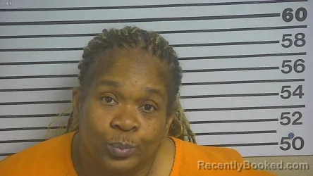 Mugshot of TERRA MCINTYRE booked in Forrest County, Mississippi on March 25, 2026