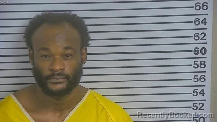 Mugshot of Tamarcus Santee booked in Forrest County, Mississippi on May 14, 2026