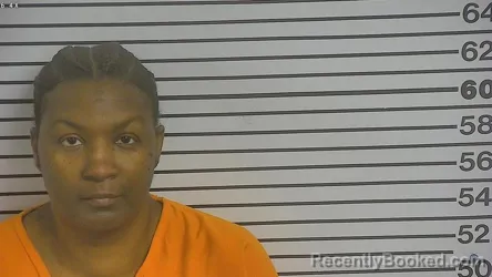 Mugshot of Valarie Marie Williams booked in Forrest County, Mississippi on October 3, 2026