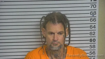 Mugshot of William King Caison booked in Forrest County, Mississippi on July 22, 2026