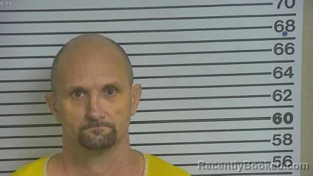 Mugshot of William Bryan Harrell booked in Forrest County, Mississippi on July 27, 2026