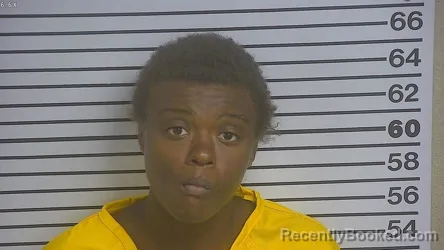 Mugshot of Zyria Zi'Kiel Medious booked in Forrest County, Mississippi on May 19, 2026