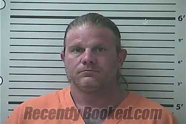 Booking photo from Hancock County, Mississippi