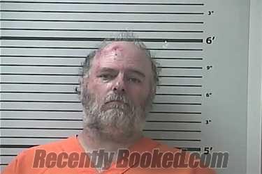 Booking photo from Hancock County, Mississippi