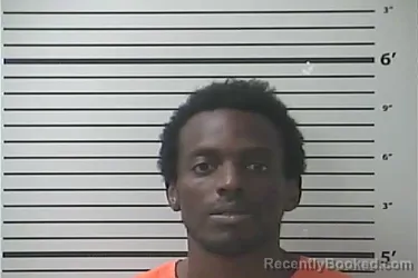 Mugshot of TREVOR JAMAL BOOTH booked in Hancock County, Mississippi on April 21, 2026