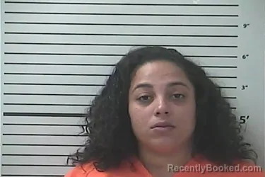 Mugshot of DESTINEY MARIA BOLTON booked in Hancock County, Mississippi on April 23, 2026