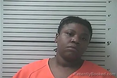 Mugshot of Kyera Monique Harrison booked in Hancock County, Mississippi on June 14, 2026