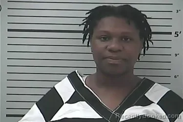 Mugshot of KIXXIE EVANS booked in Hancock County, Mississippi on June 26, 2026