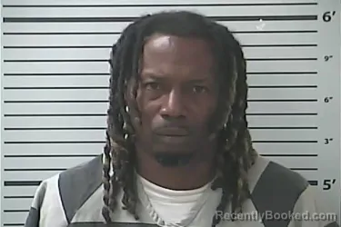 Mugshot of Derrick Octavia Cade booked in Hancock County, Mississippi on August 17, 2026