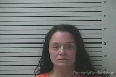 Mugshot of April Teresa Scafidi booked in Hancock County, Mississippi on October 3, 2026