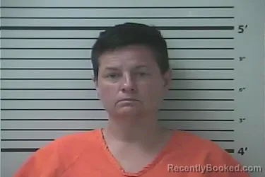 Mugshot of Julia Pannell booked in Hancock County, Mississippi on October 4, 2026