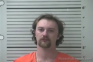 Mugshot of Braxton Kidd Shirley booked in Hancock County, Mississippi on October 24, 2026