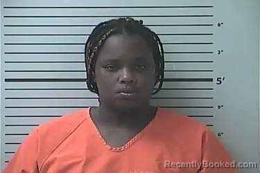 Mugshot of April Jannessa Blakley booked in Hancock County, Mississippi on October 24, 2026