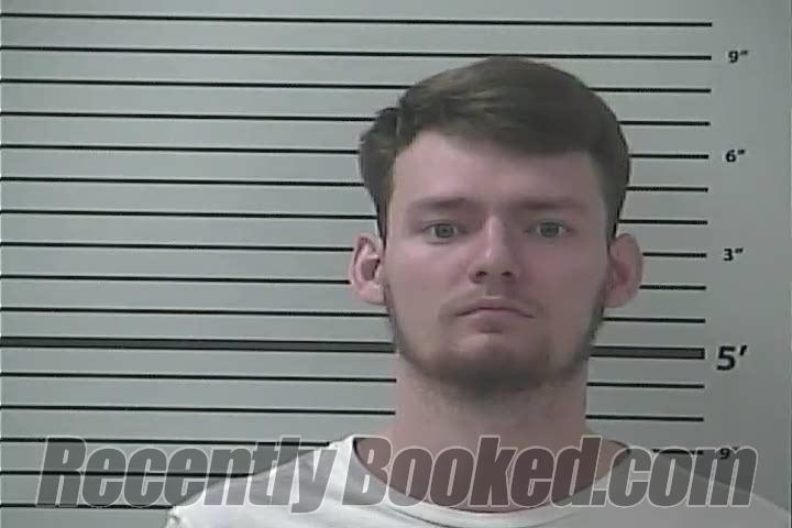 Booking photo from Hancock County, Mississippi