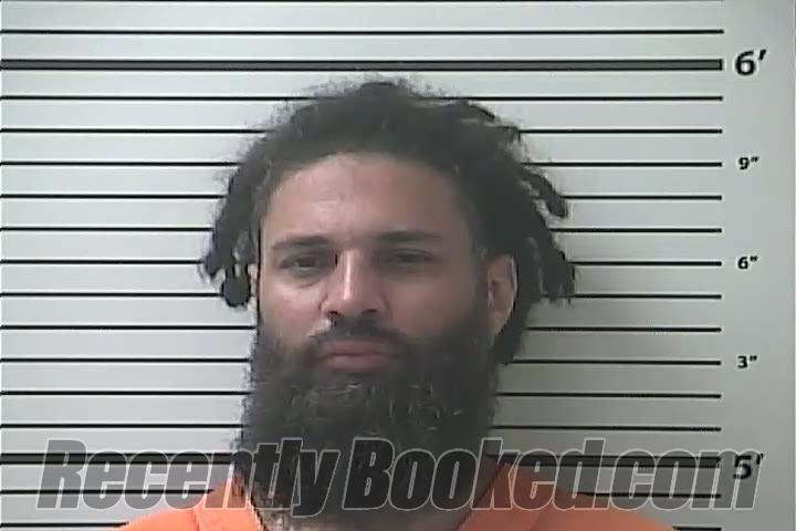 Booking photo from Hancock County, Mississippi