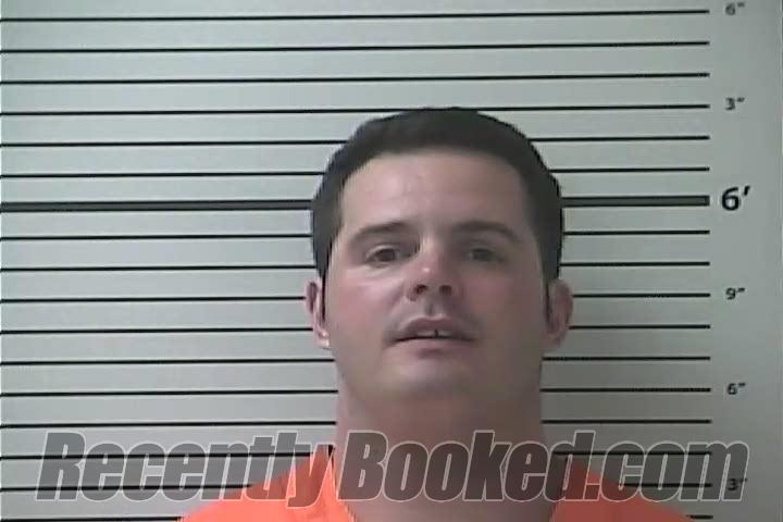 Booking photo from Hancock County, Mississippi